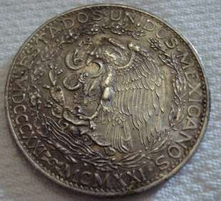 1921 Dos Pesos Mexico