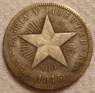 1915   20   Centavos