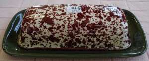 Speckled Enamel Butterdish.