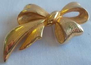 Beautiful Gold colour  Bow Brooch