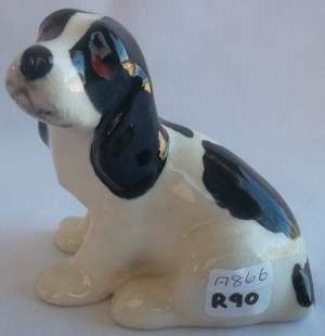 White and Black Dog Ornament.