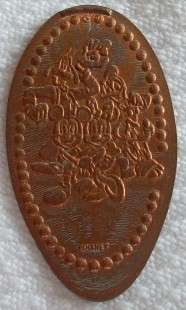 Walt Disney Elongated Pressed Pennies.....Disney World.