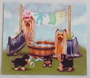 Digital Printed  Yorkie Fridge magnet