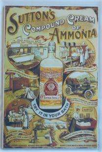Ammonia Retro Look Metal Tin Sign
