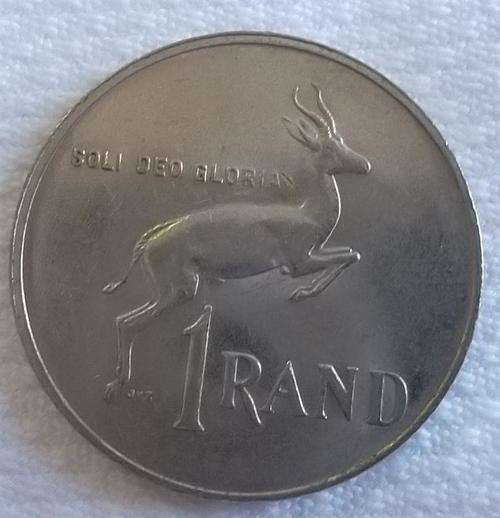 1989  1 Rand  South Africa  Coin