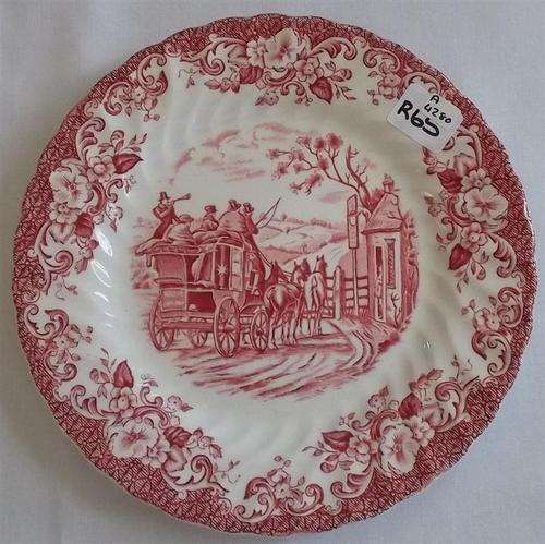 Johnson Bros Coaching Scene Plate