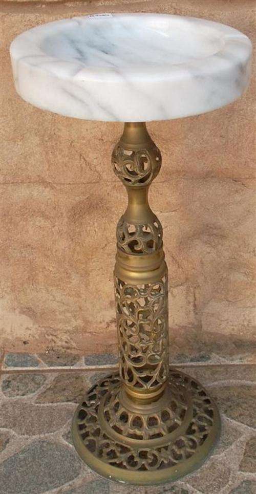 Ashtray Marble and Brass