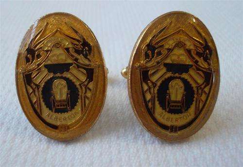 Vintage  Mens "Alberton"Cufflinks