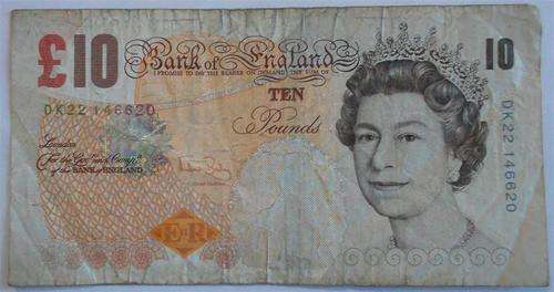 10 Pound England Bank Note