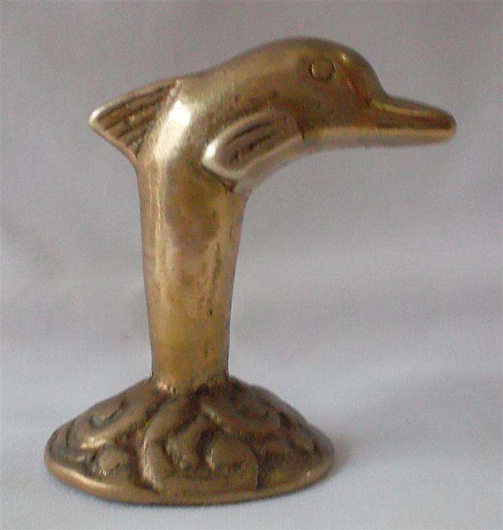 Brass Dolphin Ornament