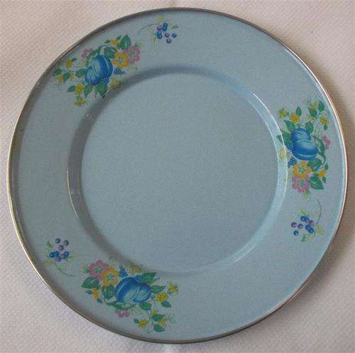 Blue  Enamel Plate