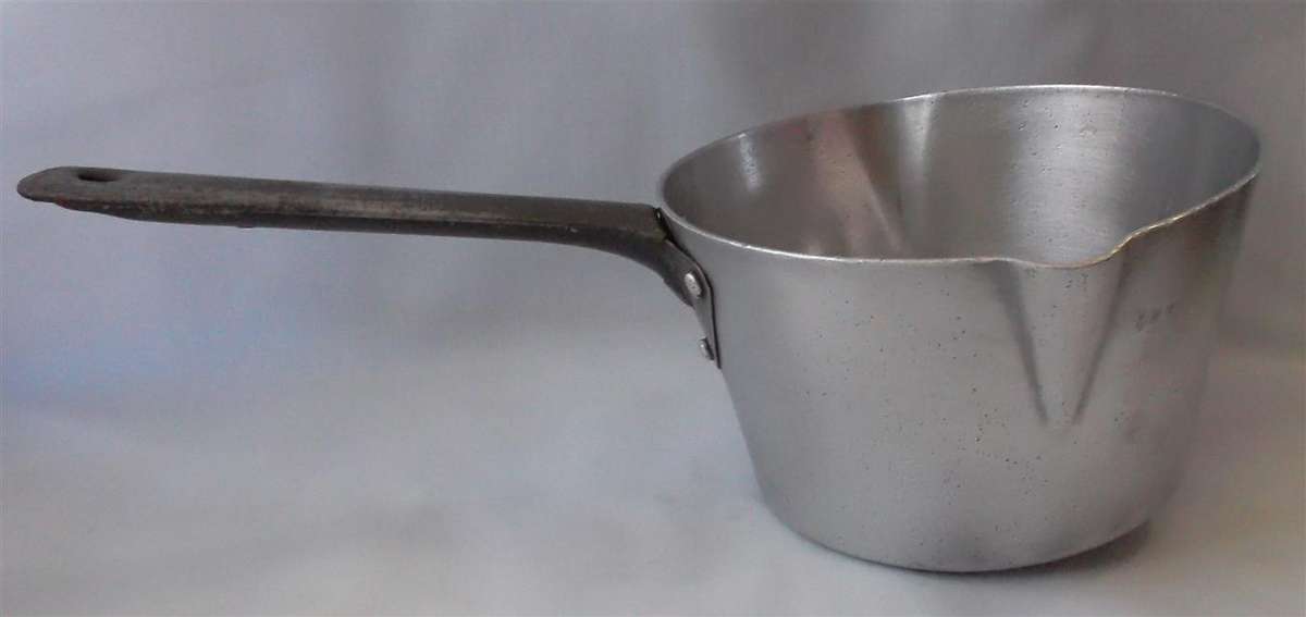 Vintage  Aluminium  Milk pot