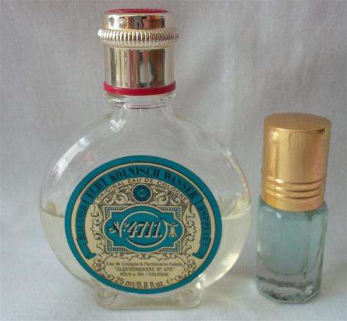 Vintage 4711 Perfume Bottle with roll-on Bottle