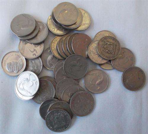 Collection of RSA  5 cent Coins