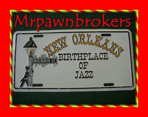 Beautiful Tin Jazz Sign