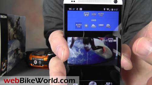 Ricoh wg-m1 Wireless Action/Dash Camera, 14 mp, + Charger + Cables + Stand, Waterproof, Shockproof