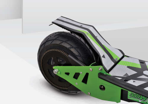 BIG UBER SCOOT S300 electric scooter, 24v 300watt motor, LARGE 9` WHEEL, DISC BRAKE,good condition,