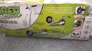 BIG UBER SCOOT S300 electric scooter, 24v 300watt motor, LARGE 9` WHEEL, DISC BRAKE,good condition,