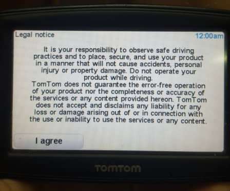 TOMTOM GPS XL WITH CHARGING CABLE, PLEASE READ
