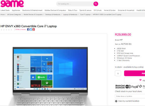 HP ENVY I7-1165G7, DEMO LIKE NEW,WARRANTY UNTIL JULY 2022, TOUCH SCREEN, x360,16GB RAM,512 SSD, 2IN1