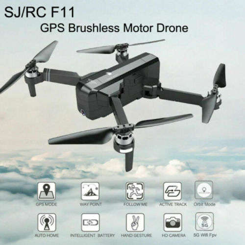 SJRC F11 1080P GPS 5G WiFi FPV Foldable Brushless RC Drone, Demo like new,used for display no flight