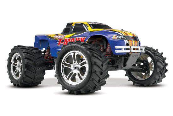 TRAXXIS T-MAX - 4WD, 4.1 cc NITRO ENGINE, MONSTER TRUCK - NEW BODY, READY TO DRIVE OUT OF THE BOX,.