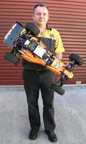 HPI BAJA ROVAN, 1\5 SCALE, 26C PETROL, RC REMOTE BUGGY, PERFOMANCE PIPE, UPGRADED LARGE TYRES