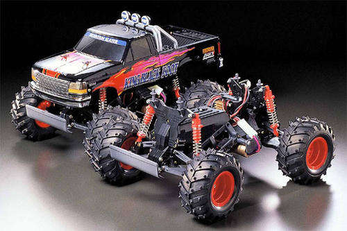 Tamiya King Blackfoot 1 10 scale RC Truck 2 chan radio charger all batteries inc. to run out box bobshop .za