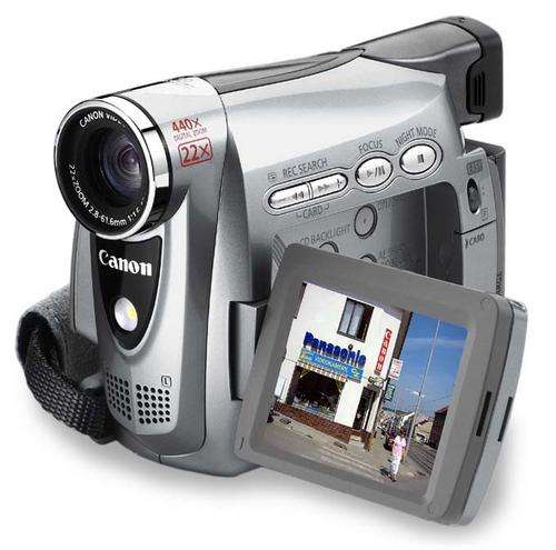 CANON MV850I MINI DV VIDIO CAMERA + IT TAKES PHOTES ONTO SD CARD.