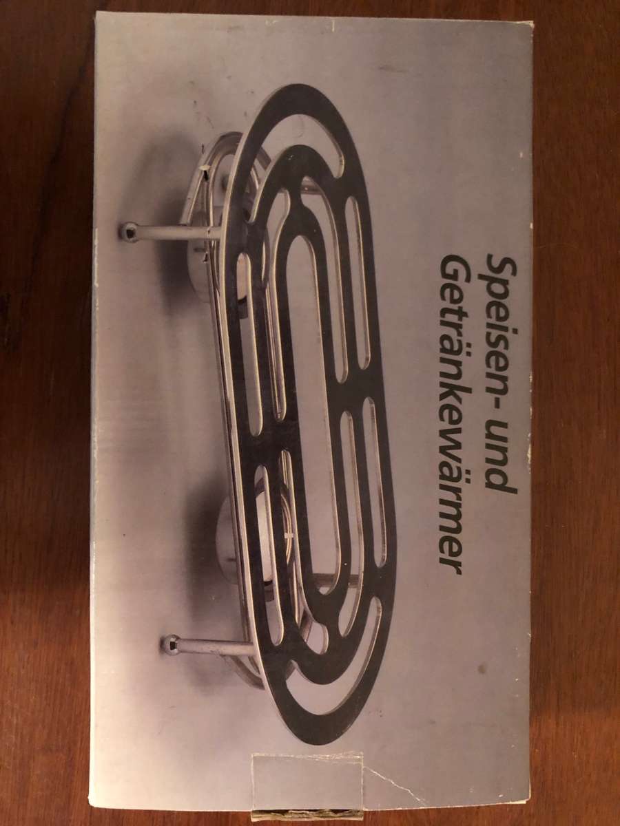 Tea Light Hot Plate Food Warmer Chrome