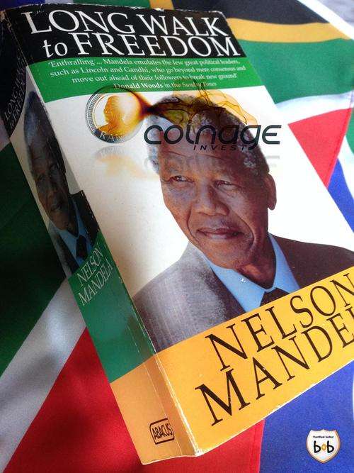 Authentic Mandela Signed softcover book - CERTIFICATE OF AUTHENTICITY - CECIL GREENFIELD!!