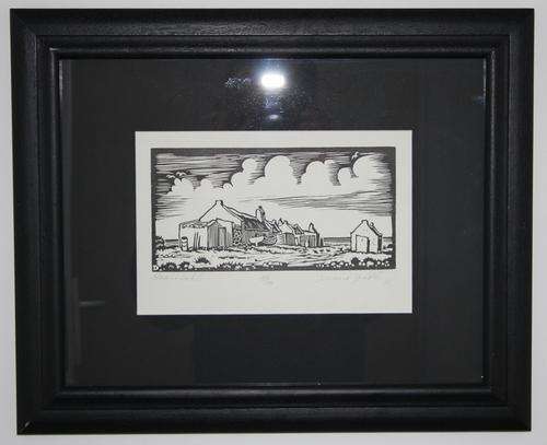 David Botha Linocut!  R1 No Reserve