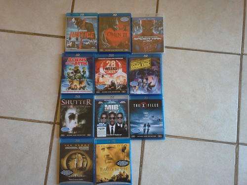 11 Blue Ray movies original .One bid takes all