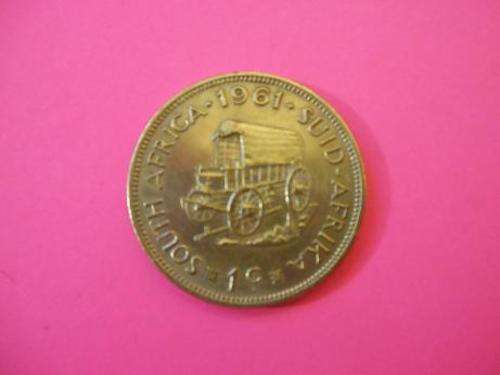 1961 SA 1c Coins - Bid per coin