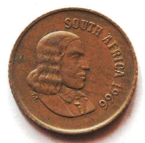 1966 SA 1c coin English