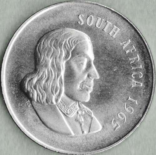 1965 SA 20c coin English