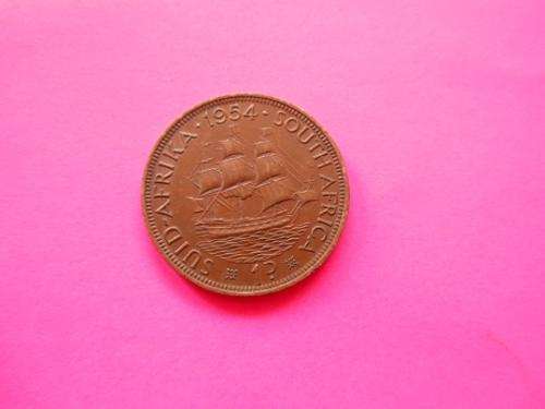 1954 SA 1d coin