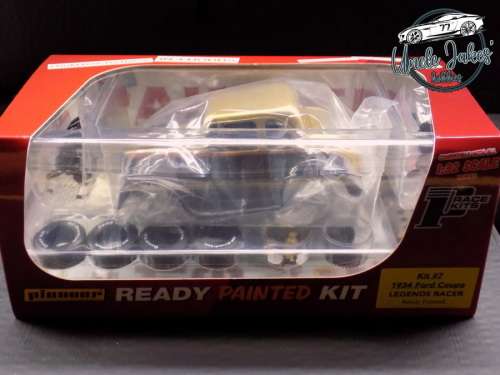 Pioneer Kit #7 - `34 Ford Coupe Legends Racer, Ready Painted Kit, black/gold