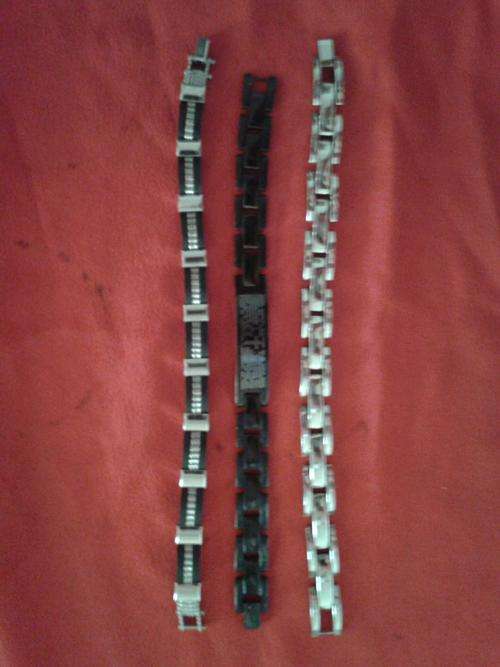 3 STUNNING MENS BRACELETS