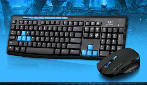 New CityForm Wireless HK3800 Usb Gaming Keyboard + 2.4GHz Gaming Mouse Set