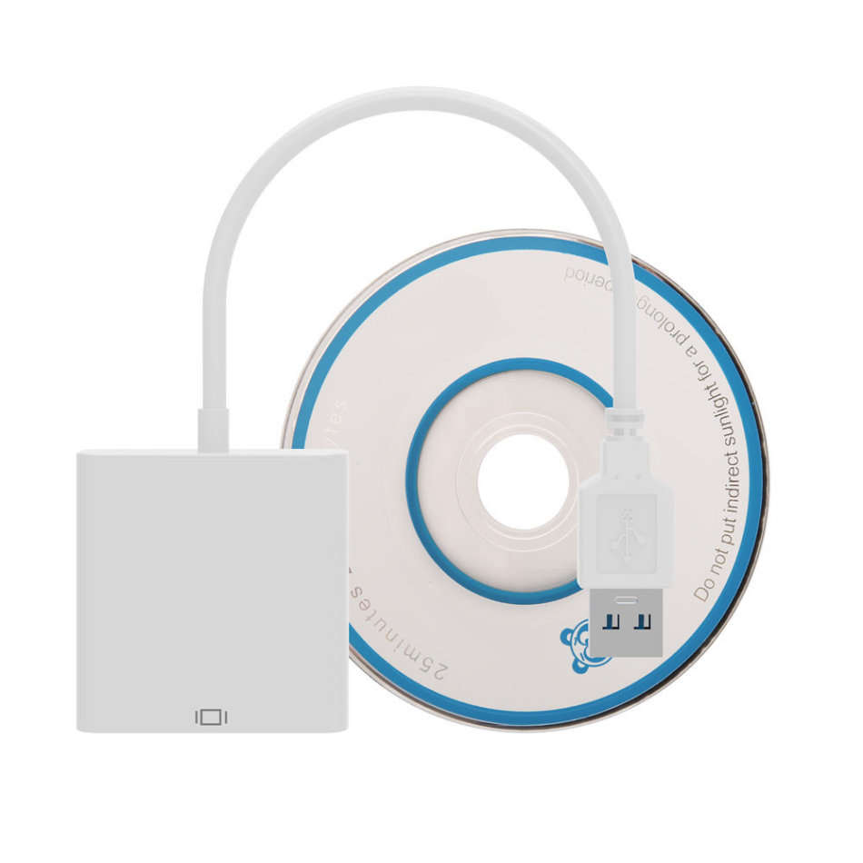 USB 3.0 to VGA External Video Adapter Computer Second Monitor Display Expand HD