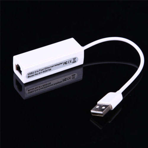 USB 2.0 to fast Ethernet 10/100 RJ45 Network LAN Adapter Card Dongle 100Mb