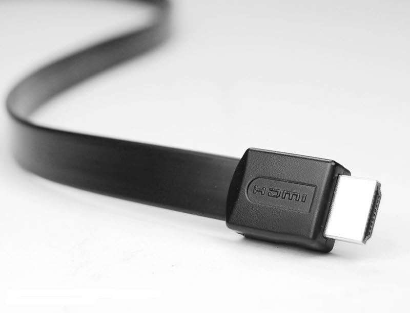 10M Premium HDMI Flat Cable v1.4 High Speed 1080p Gold Full HD 3D TV Lead