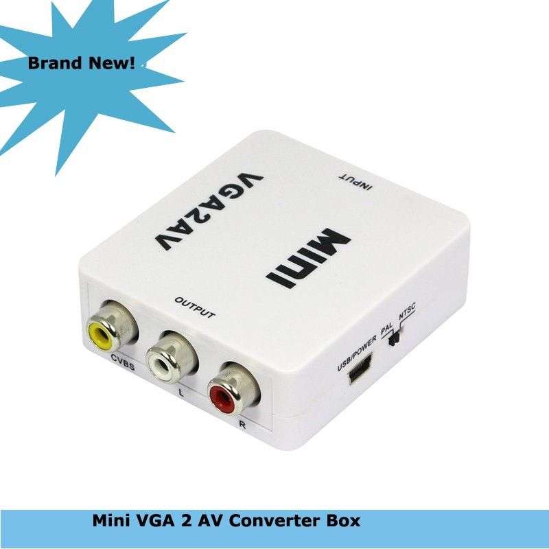 1080P-Mini-Digital-VGA-to-RCA-AV-TV-CVBS-Converter-with-audio-for-PC-laptop  1080P-Mini-Digital-VGA
