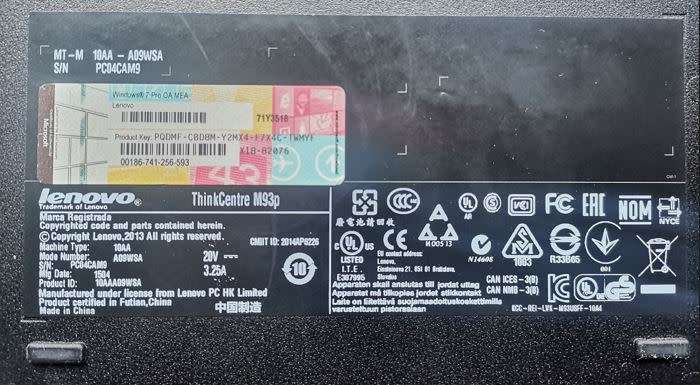 Lenovo vPro CORE i5 4th Gen ThinkCentre M93p - Excellent condition.