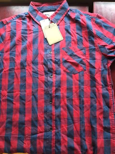 SS Jack Texture, Colour: Red Check (SMALL & MEDIUM ONLY)