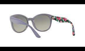 Vogue Floral Sunglasses In Lilac