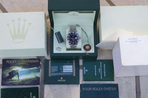 MENS ROLEX SUBMARINER YR 2007 NEW  STAINLESS STEEL AUTOMATIC 40MM  16610