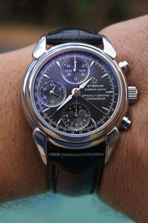 Eterna 1948 Moonphase Chronograph Mens Wristwatch