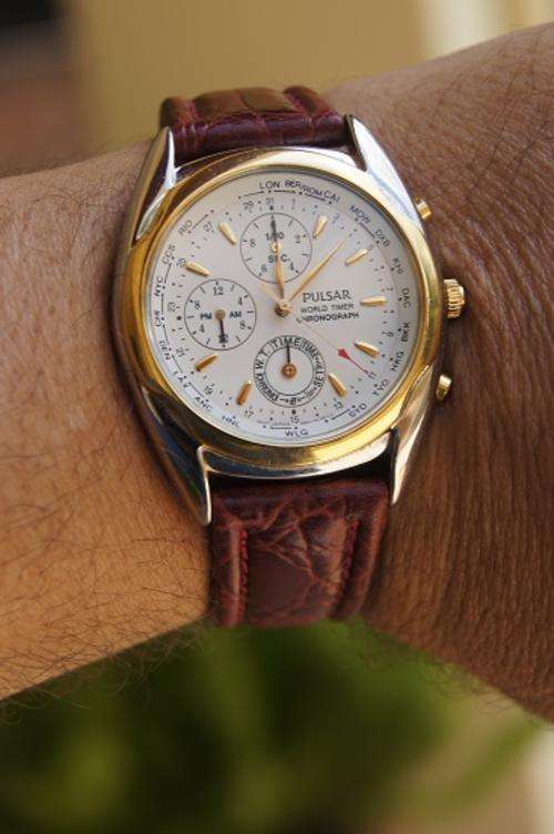 PULSAR WORLDTIMER CHRONO  YEAR END CLEARANCE